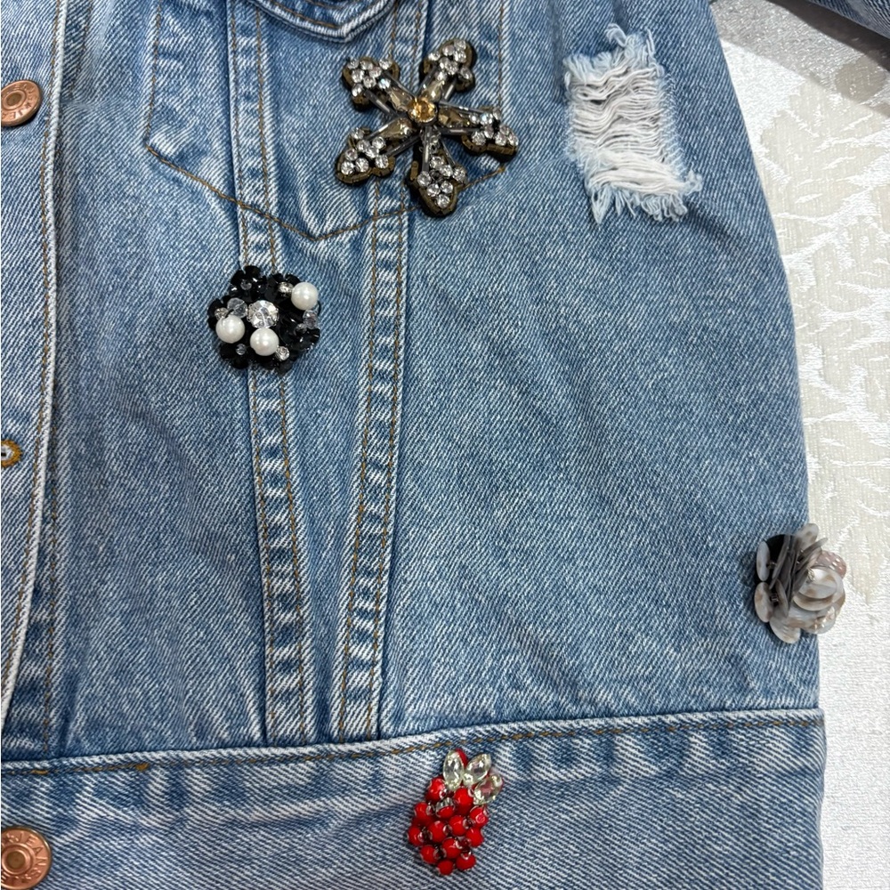 Embellished Denim Jacket from Sunset + Spring - Picture 7 of 12